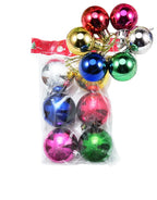Christmas Tree Ornaments – Pack of 6 Balls | Hanging Decorations for Xmas Tree, Home & Party