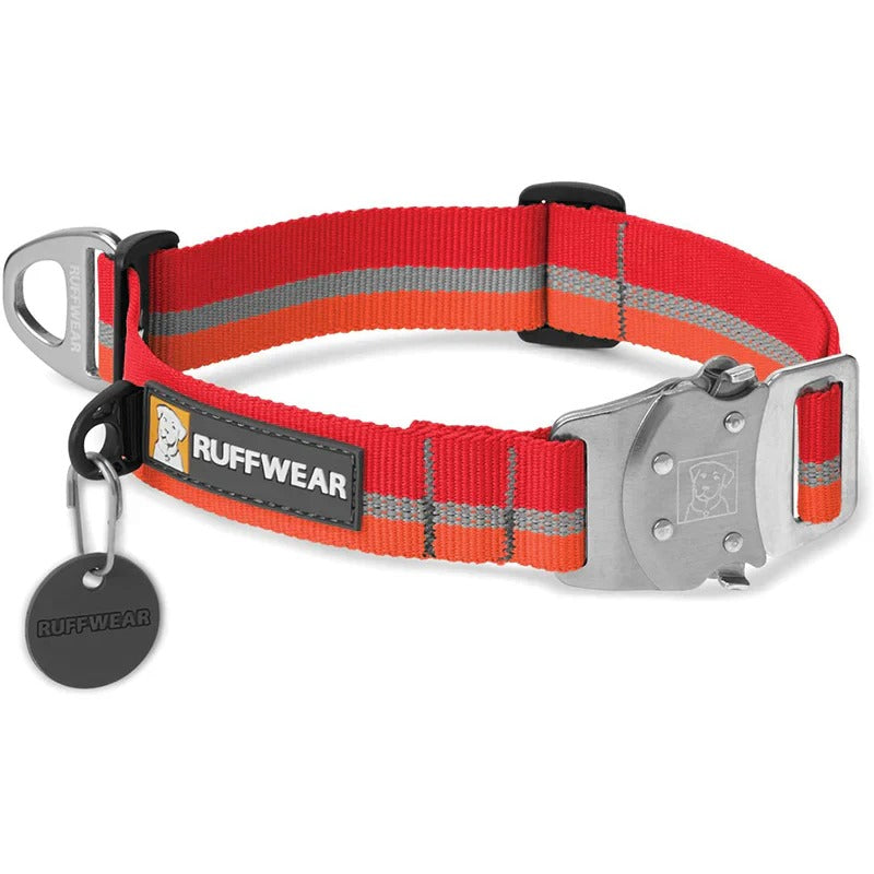 Ruffwear Top Rope Collar for Dogs-Kokanee Red