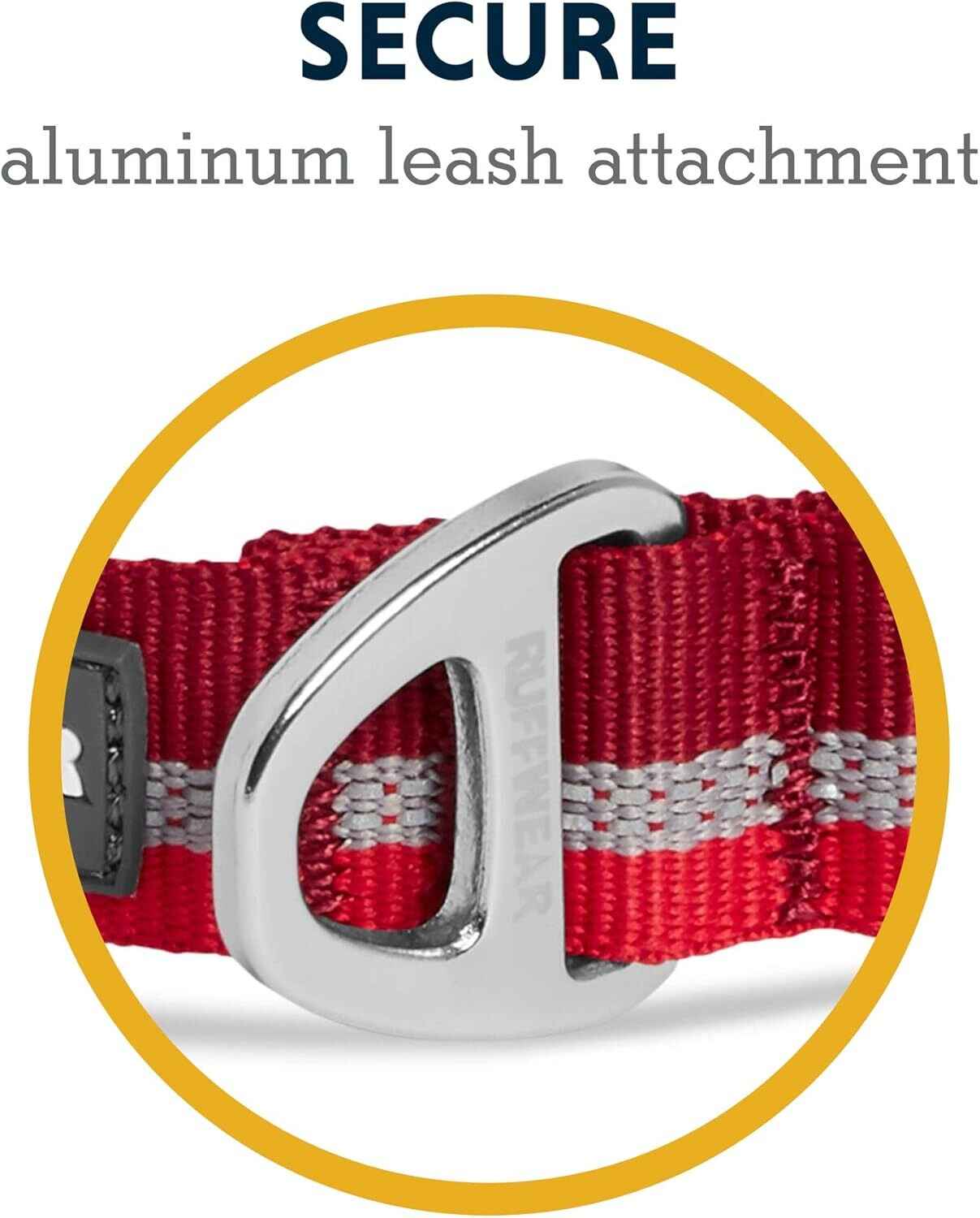 Ruffwear Top Rope Collar for Dogs-Kokanee Red