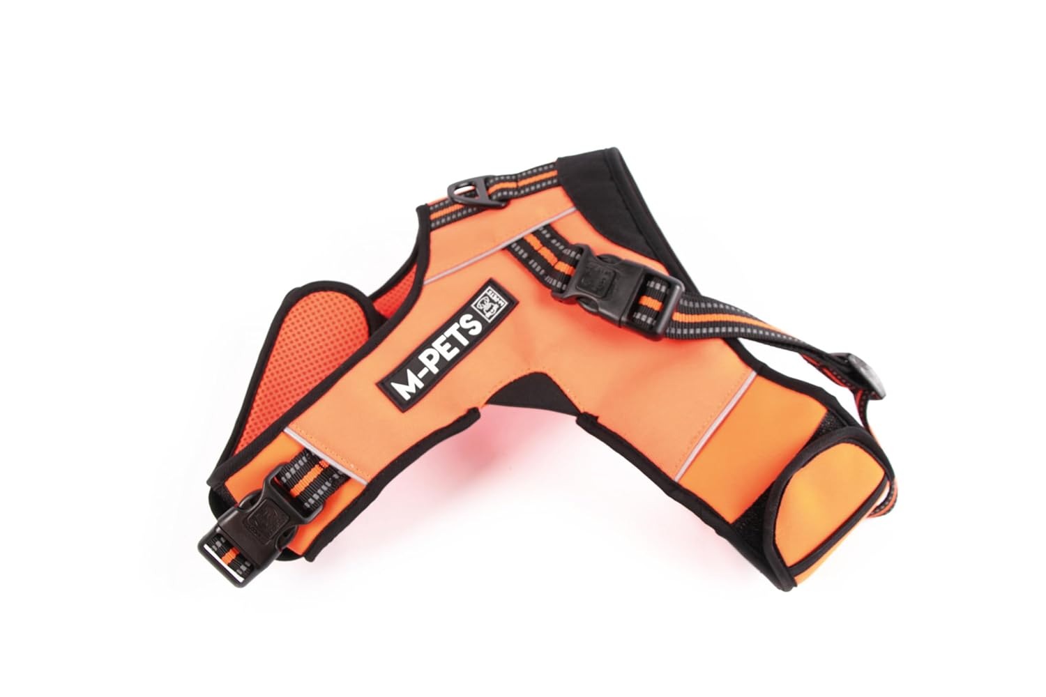 M Pets Hiking Harness for Dogs-Orange