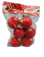 Christmas Tree Red Velvet Ornament | Hanging Holiday Decoration for Home, Office & Party