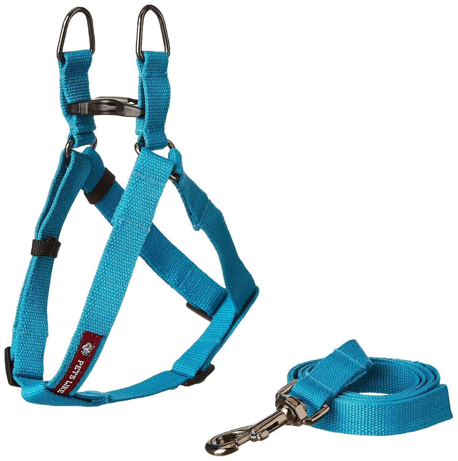 Trixie Harness with Leash for Cats-Blue