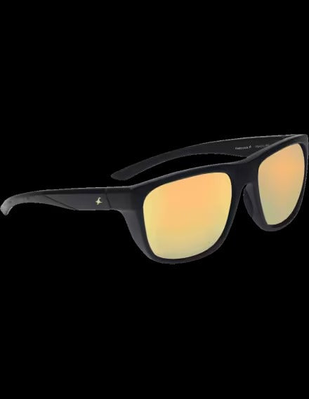Sunglasses - Fastrack Gold Wayfarer Polarized Sunglasses for Men |Driving Sunglasses Men | Outdoor Sunglasses Men | Everyday Wear Sunglasses | Sunglasses Gift for Men