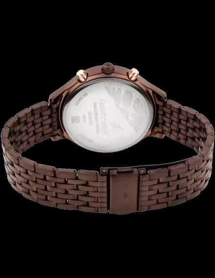Fastrack Ruffles Quartz Multifunction Black Dial Stainless Steel Strap Watch for Girls