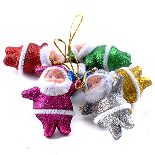 Christmas Ornament Multicolor Sparkling Star  | Hanging Holiday Decor for Tree, Office & Party