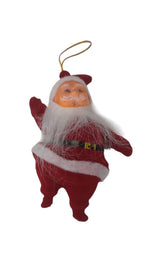 Christmas Hanging Santa Claus Ornament | Red & White Holiday Decoration for Tree, Home & Office