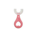 Toothbrush for Kids with U Shaped Silicone Brush