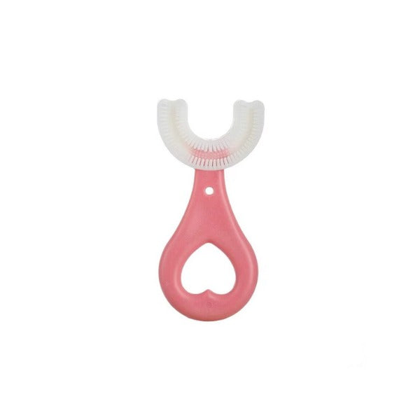 Toothbrush for Kids with U Shaped Silicone Brush