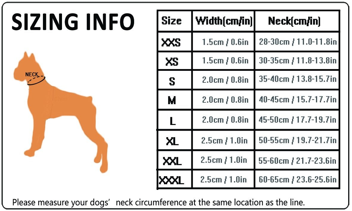 True love Classic Ultra Comfortable and Durable Dog Collars