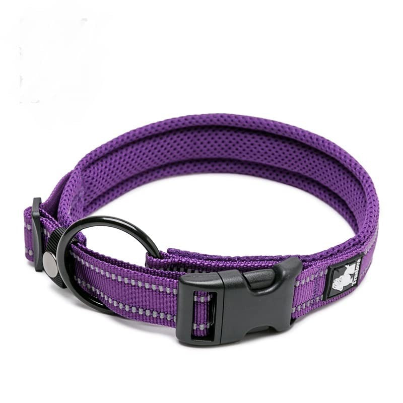 True love Classic Ultra Comfortable and Durable Dog Collars-Purple