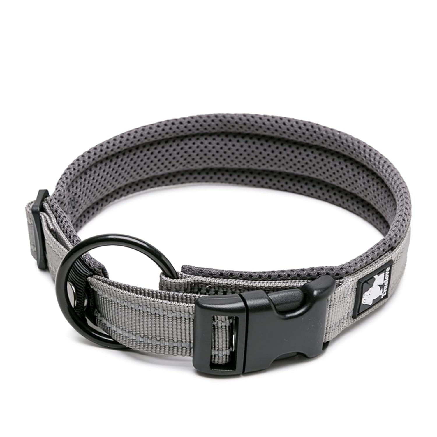 True love Classic Ultra Comfortable and Durable Dog Collars- Grey