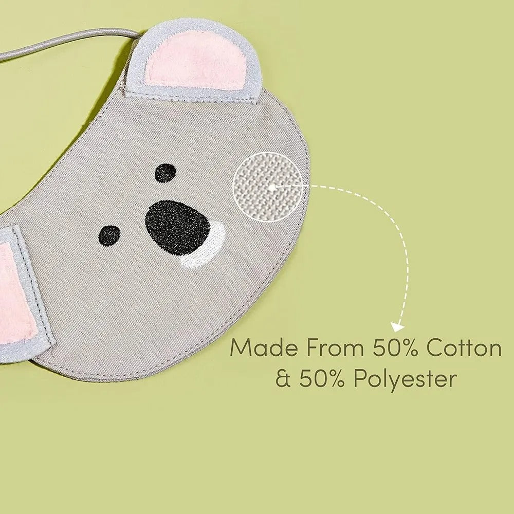 Fofos Cute Pet Bib Accessory-Grey