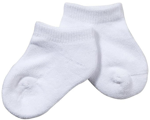 Baby Socks 5-Pack – White & Black, Soft Cotton Unisex (0–24 Months)