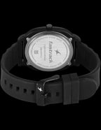 Fastrack Hype All Black Dial Silicon Analog Watch.