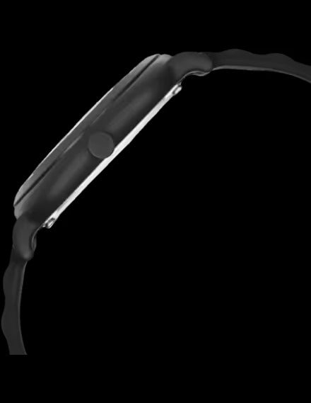 Fastrack Hype All Black Dial Silicon Analog Watch.