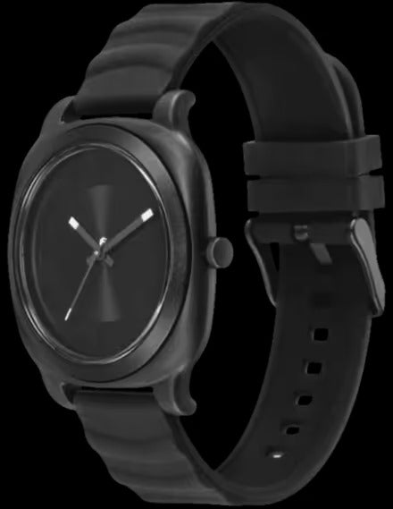 Fastrack Hype All Black Dial Silicon Analog Watch.