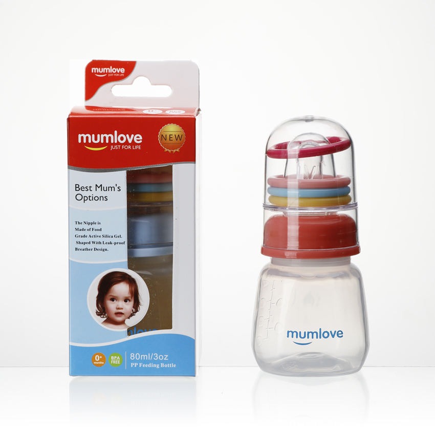 Baby Mini Feeding Bottle 60ml by Mum Love – BPA-Free, Safe, Compact & Ideal for Newborns