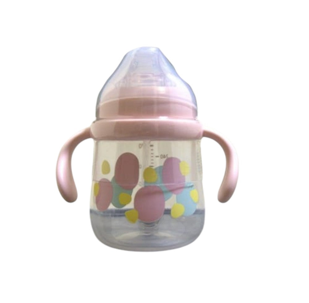 Baby Sipper Bottle with Handle – Snuggy Natural Flow Flip-Top Straw Cup (300ml, 1 Piece) |