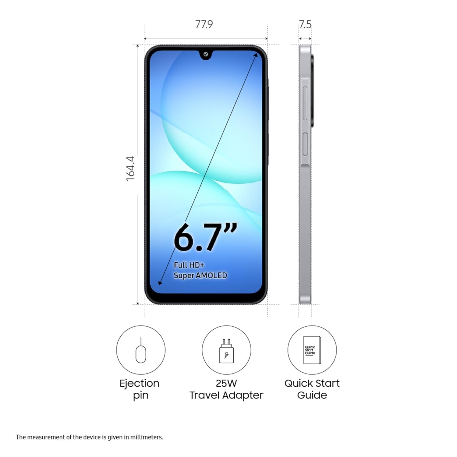 SAMSUNG - A176B GALAXY A17 5G 6GB 128GB GRAY
