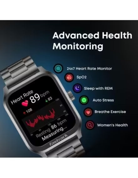 Fastrack Jupiter Retro Smartwatch with SingleSync BT Calling