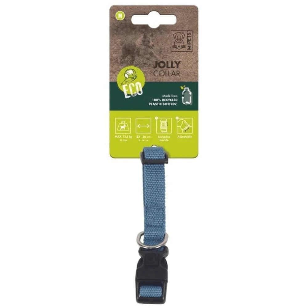 M-Pets Jolly Eco Collar for Dogs-Blue