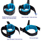 Anti Lost Safety Wrist Link Child Safety Harness Strap Rope Leash Walking Hand Belt Band Wristband(1.5m Blue)