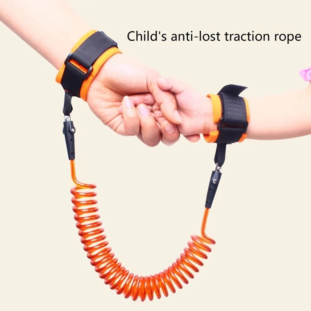 Baby Safety Harness Wrist Link – Anti-Lost Design, 1.5m / 1.8m Options, Comfortable & Secure | orange |