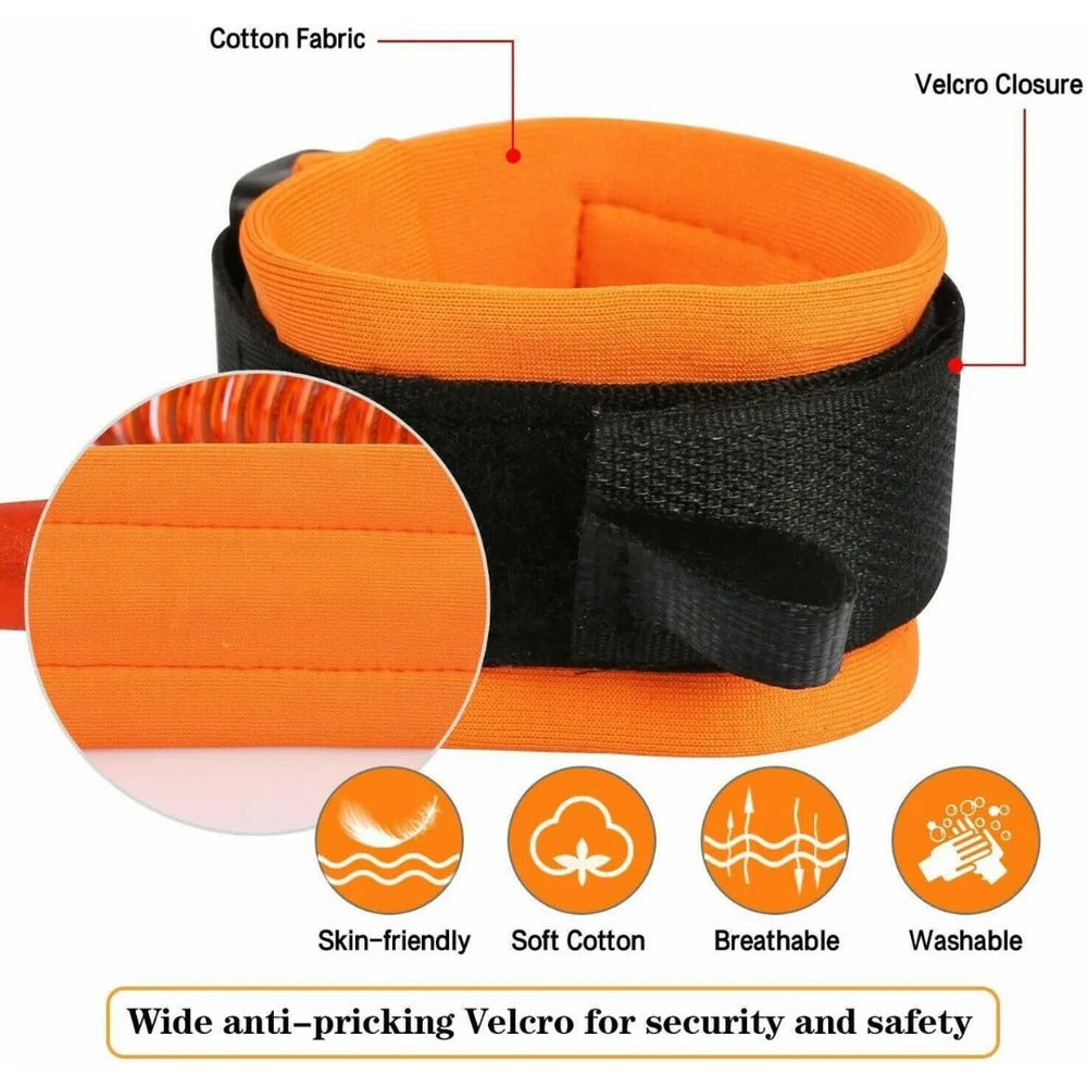 Baby Safety Harness Wrist Link – Anti-Lost Design, 1.5m / 1.8m Options, Comfortable & Secure | orange |