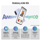 SAMSUNG - A366E GALAXY A36 5G 8GB 128GB AWESOME LAVANDER