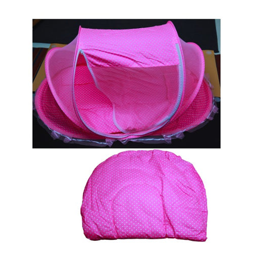 Baby Mosquito Net Bed (Pack of 1) – Soft, Portable, & Easy to Use, Ultimate Protection | pink |