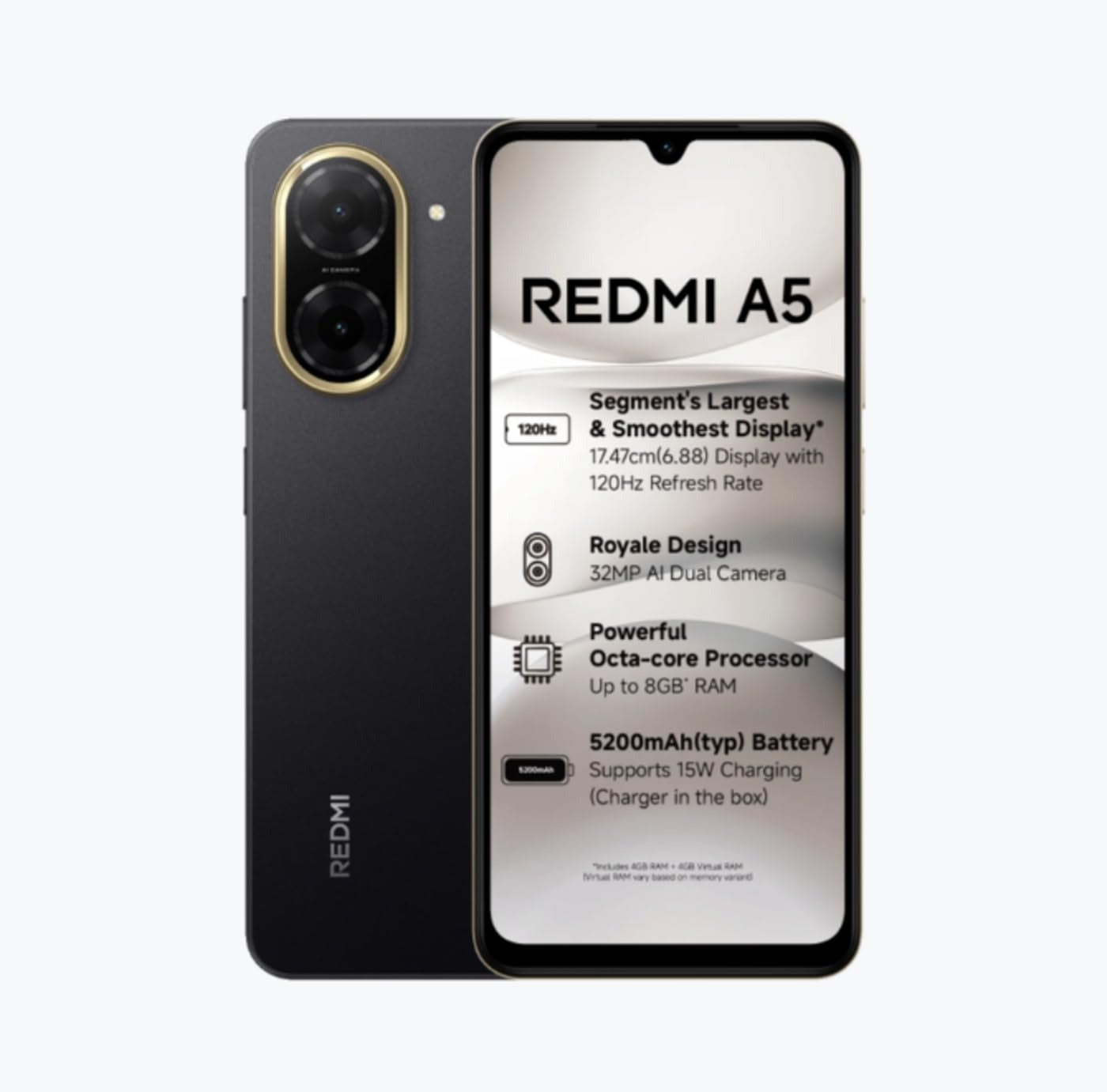 XIAOMI - REDMI A5 3GB 64GB BLACK