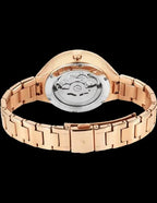 Fastrack Automatic Rose Gold Dial Metal Strap Watch For Girls