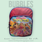 North Pole| Barbie Theme Kinder Backpack for Girls – Multicolor,Lightweight Kinder Backpack, Cartoon Barbie School Bag, Printed Barbie Backpack
