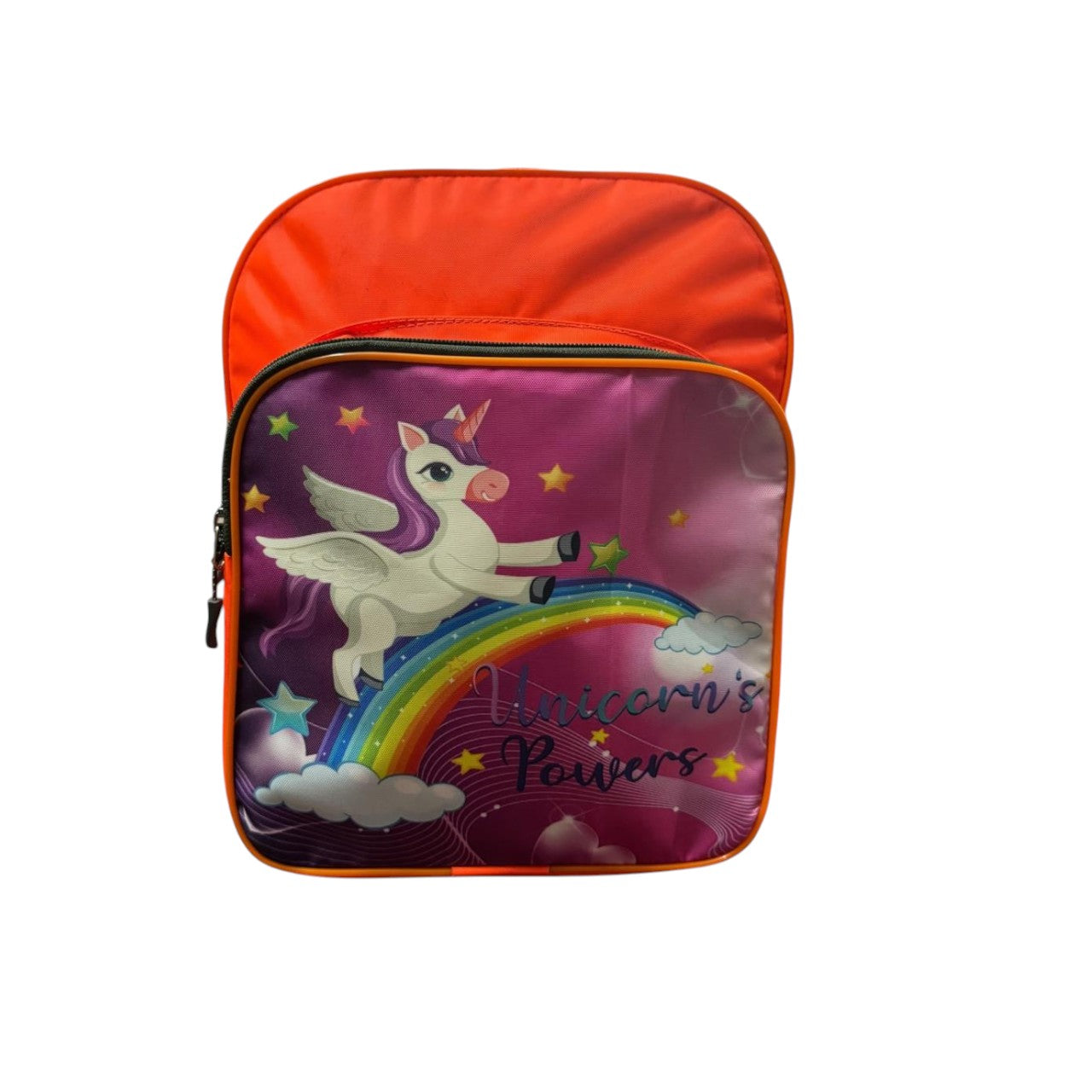North Pole| Unicorn Theme Kinder Backpack for Girls – Multicolor,Lightweight Kinder Backpack ,Cartoon Unicorn School Bag ,Printed Unicorn Backpack, Small Size School Bag for Girls