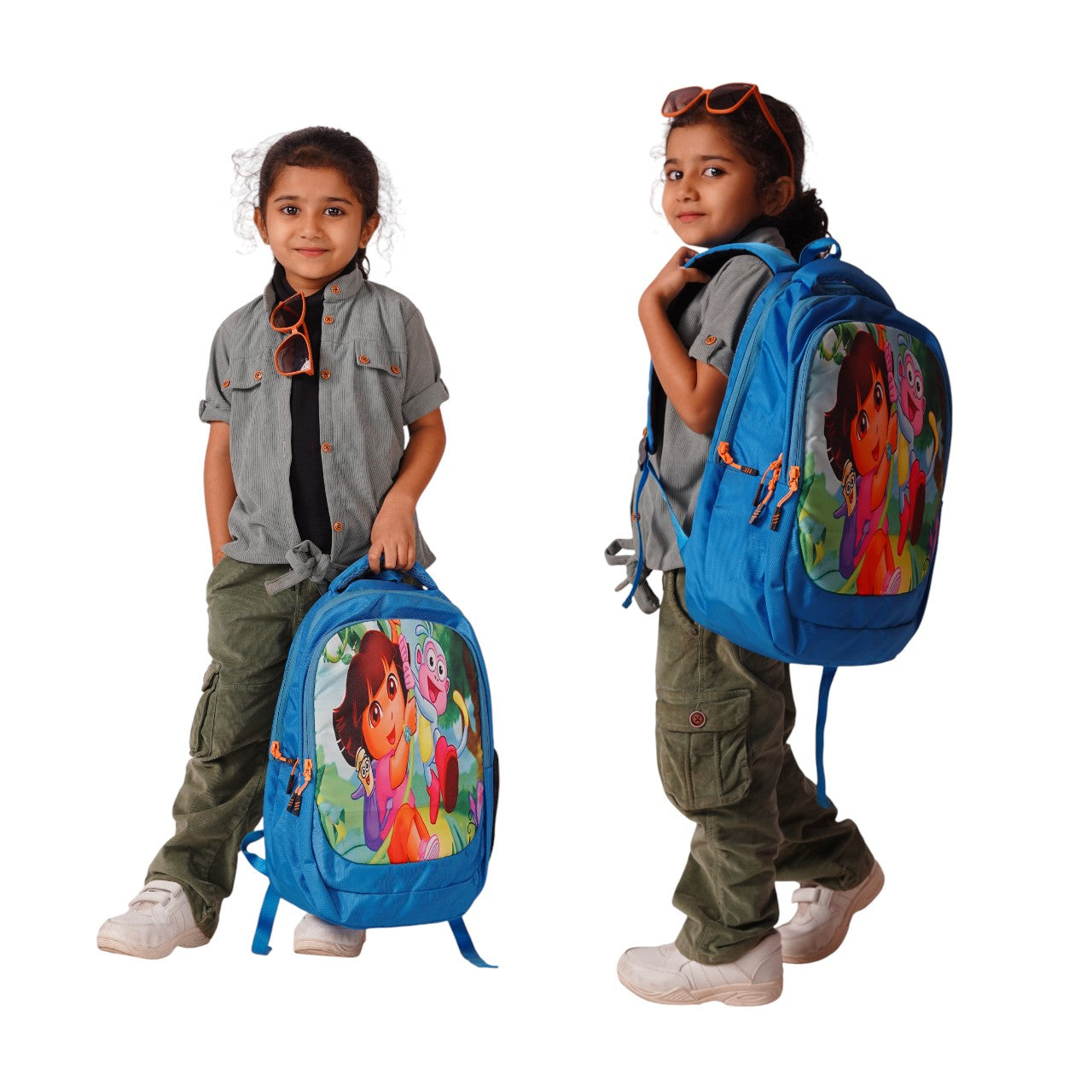 North Pole| Dora Theme Kids Bag,Lightweight Kids Backpack ,Cartoon Printed School Bag ,Small Size Kids School Bag ,Comfortable Kids Back Bag