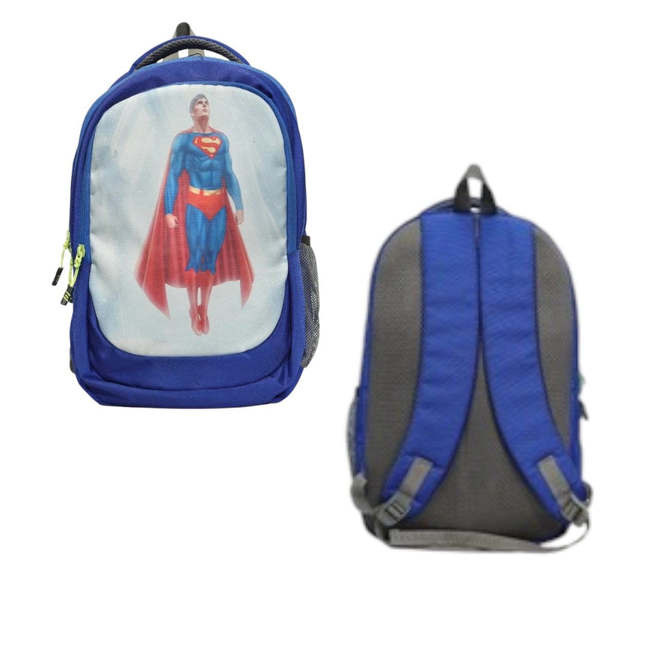 North Pole| Superman Kids School Bag,Superman Theme School Bag ,Superman Cartoon School Bag