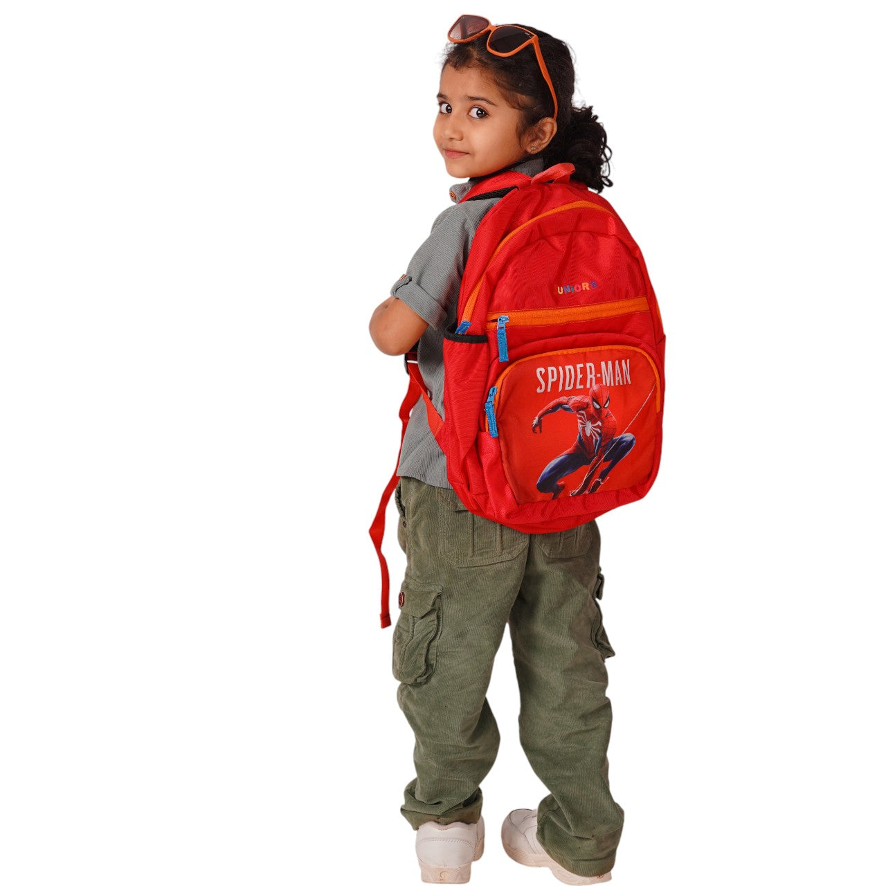 North Pole| Spider-Man kids back Bag,Spider-Man Cartoon Back Bag ,Lightweight Kids Backpack ,Cartoon Printed School Bag ,Durable Kids School Bag