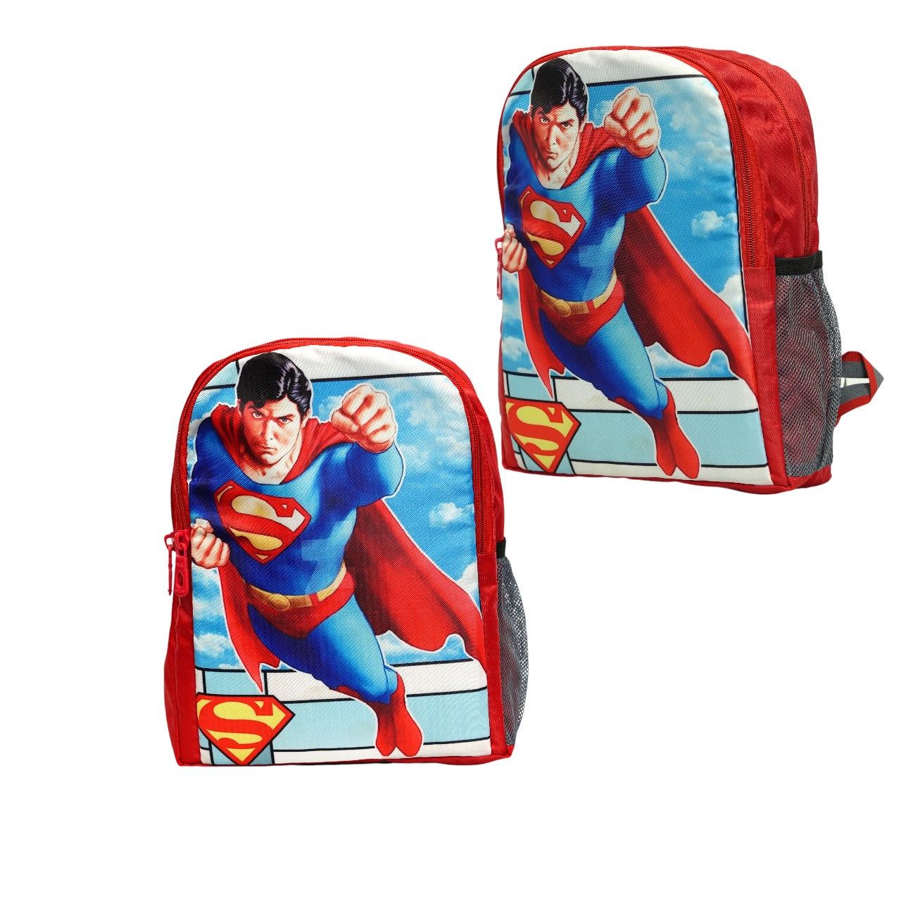 North Pole| Superman backbag for childrens,Lightweight Kids Backpack ,Durable Kids School Bag ,Cartoon Printed School Bag ,Comfortable Back Bag for Kids