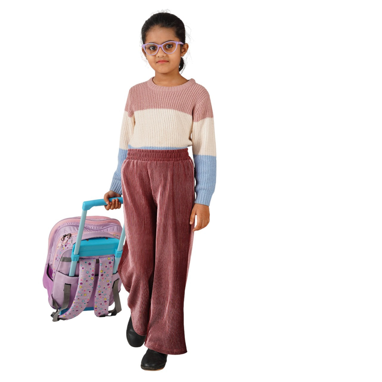 North pole| Unicorn 17" Kids Backpack Trolley Bag,Unicorn School Trolley Backpack, Unicorn Trolley School Bag ,Kids Unicorn Backpack with Wheels