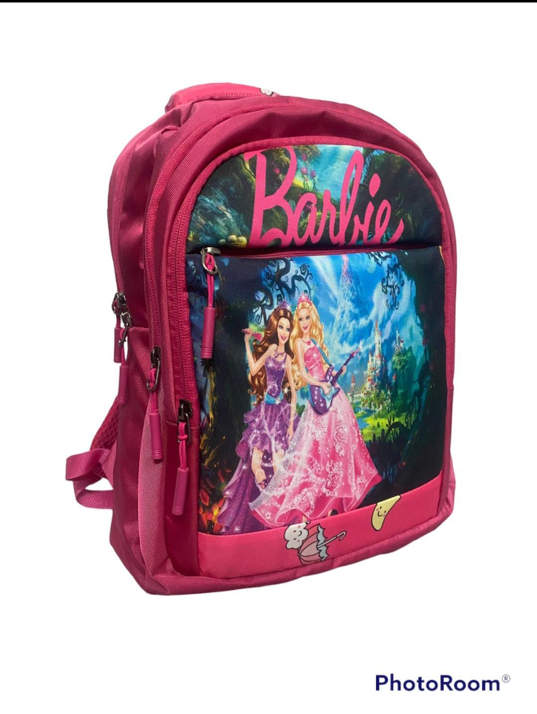 North Pole| Barbie-themed  school bag,Lightweight Kids School Bag ,Durable Kids Backpack, Cartoon Printed School Bag ,Comfortable Back Bag for Kids