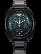 Fastrack Oceanyx Quartz Analog with Date Green Dial Black Strap Watch