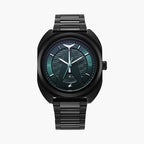 Fastrack Oceanyx Quartz Analog with Date Green Dial Black Strap Watch