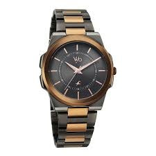 Fastrack Vyb 6.0 Nimbus Quartz Grey Round Dial Men's Watch