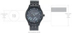Fastrack Gamify Quartz Analog Grey Dial Metal Strap Watch