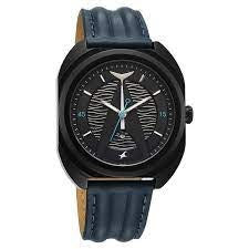 Fastrack Oceanyx Quartz Analog with Date Black Dial Blue Strap Watch