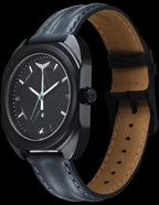 Fastrack Oceanyx Quartz Analog with Date Black Dial Blue Strap Watch