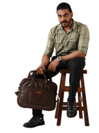 North Pole| Brown leather laptop messenger bag,Brown Leather Office Messenger Bag ,Leather Laptop Bag for Men, Brown Leather Briefcase