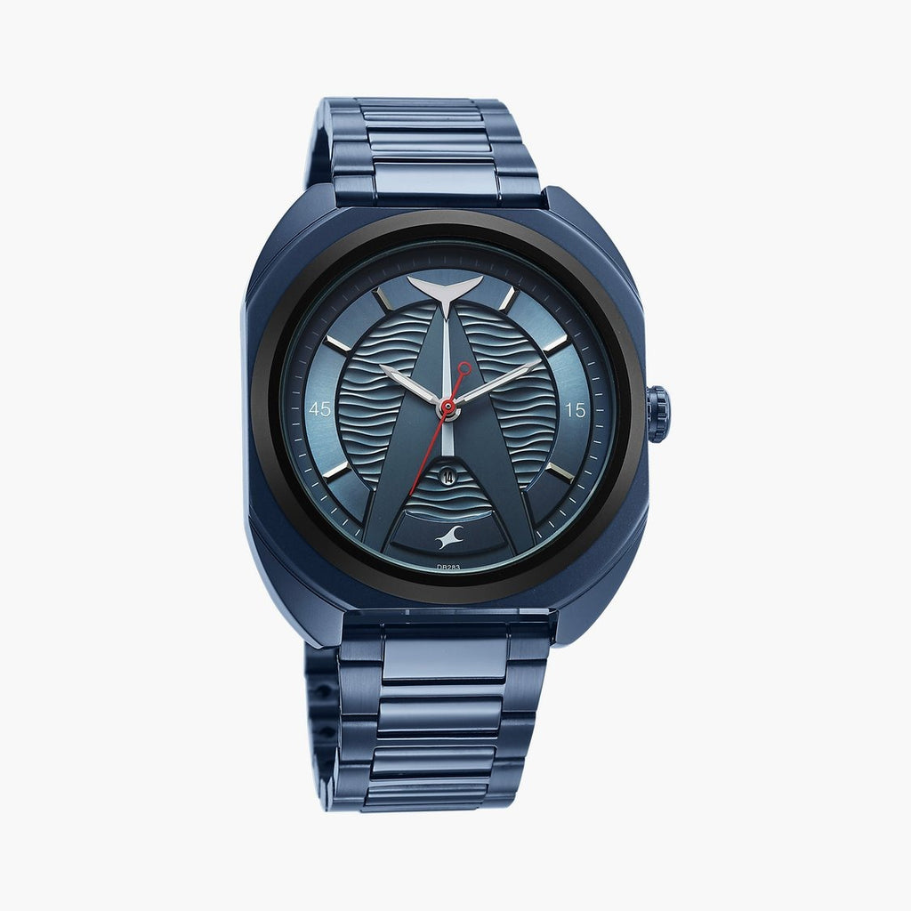 Fastrack Oceanyx Quartz Analog with Date Blue Dial /Blue Strap Watch