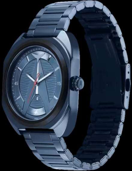 Fastrack Oceanyx Quartz Analog with Date Blue Dial /Blue Strap Watch