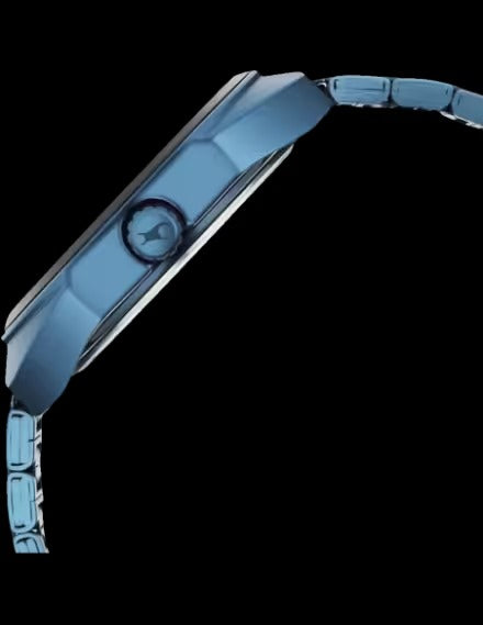Fastrack Oceanyx Quartz Analog with Date Blue Dial /Blue Strap Watch